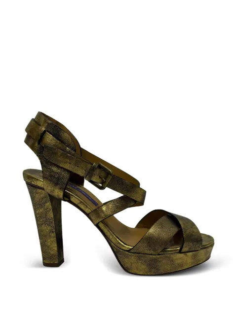 Ralph Lauren Vintage Estrid platform sandals Gold RFCPUGBSH735821W