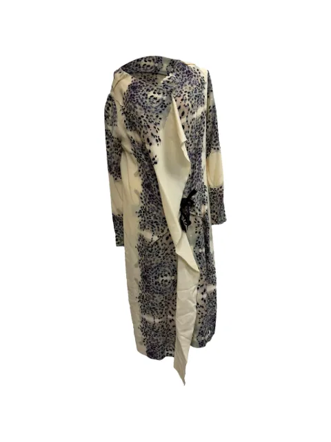 Roland Mouret printed draped dress Neutrals RFCPUGBCL721723W