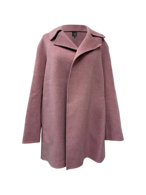Theory brushed-felt open-front coat Pink TONPUGBCL536029W