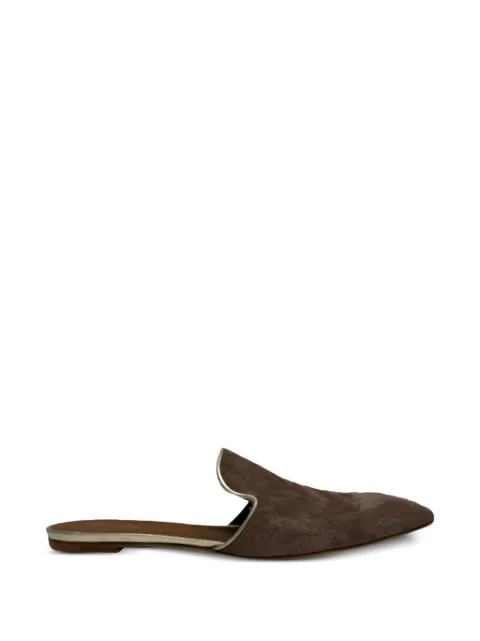 Malone Souliers Marianne pointed-toe mules Brown RFCPUGBSH706680W