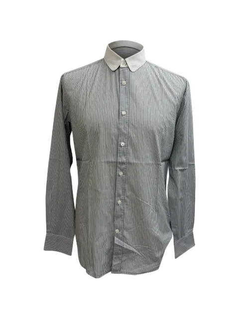 Ermenegildo Zegna Vintage Striped button-down shirt Grey RFCPUGBCL719287M