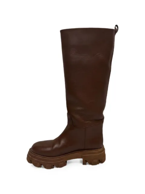GIABORGHINI x Pernille Tubular boots Brown RFCPUGBSH685648W