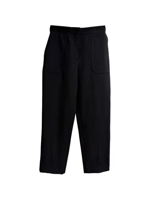 Fendi Pre-Owned Tapered-leg pocket trousers Black RFCPUGBCL706879W