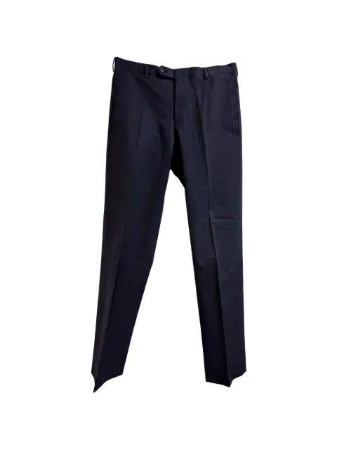 Prada Pre-Owned belt-loops trousers Blue RFCPUGBCL719434M