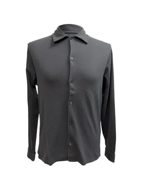 Prada Pre-Owned Button-down long-sleeve shirt Grey RFCPUGBCL705097M