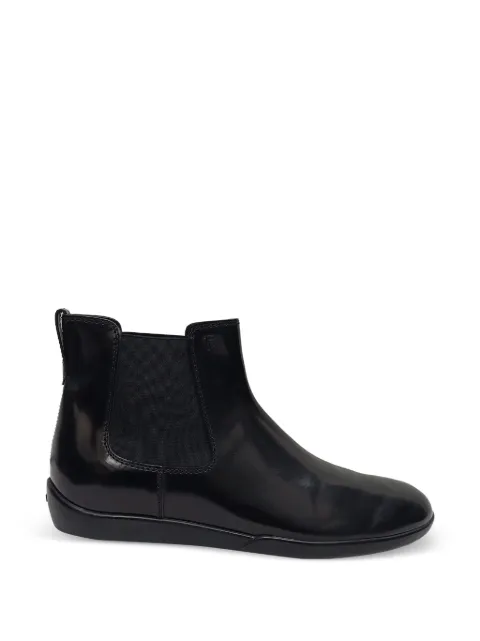 Tod's Vintage slip-on patent leather ankle boots Black MRPPUGBSH637112W