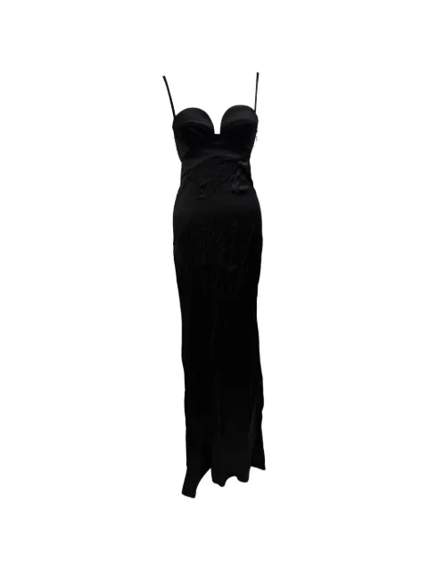 Givenchy Pre-Owned Sweetheart spaghetti-strap dress Black RFCPUGBCL735603W