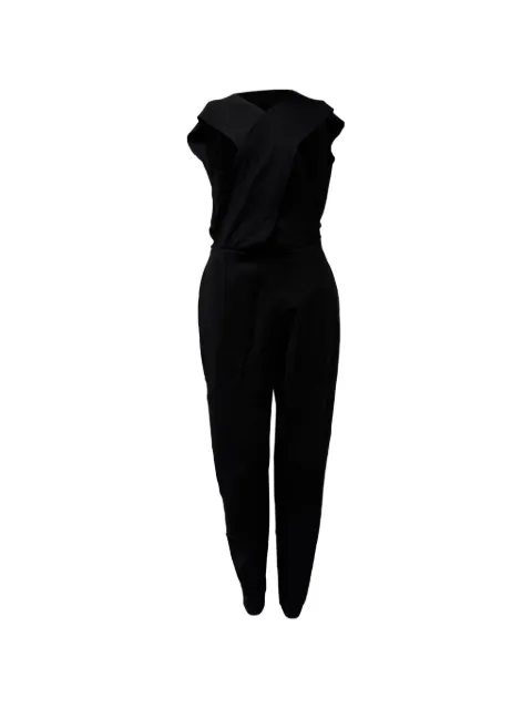 Stella McCartney Pre-Owned Open back halterneck jumpsuit Black TONPUGBCL572625W