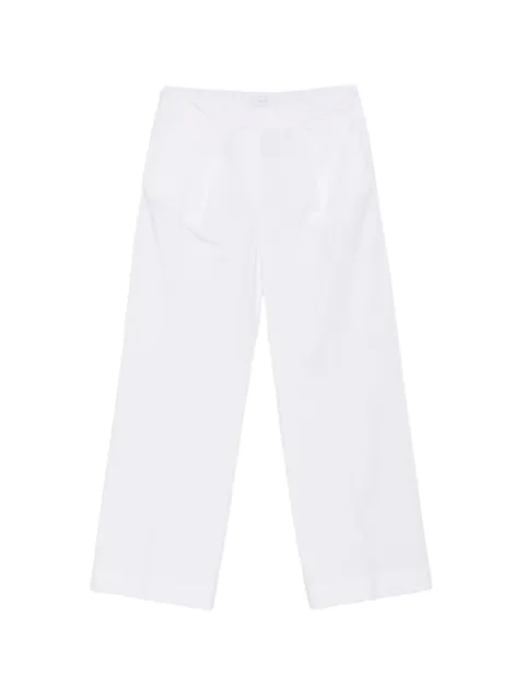 40 WEFT Raissa pleated wide-leg trousers White RAISSA2784