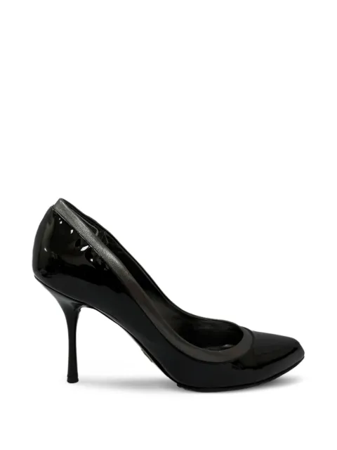 Dolce & Gabbana Pre-Owned patent leather pumps Black TONPUGBSH546404W