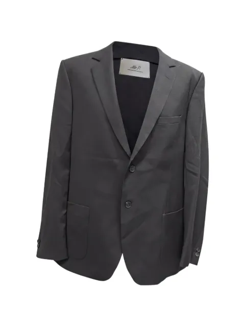 Mr P. single-breasted blazer Black MRPPUGBCL634150M