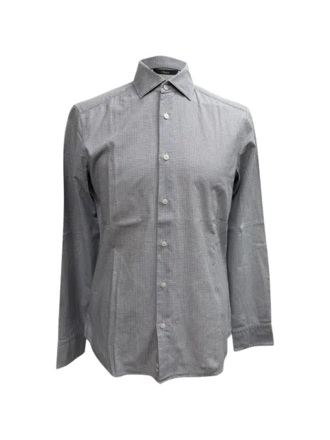 Ermenegildo Zegna Vintage printed button-down shirt Grey RFCPUGBCL705109M
