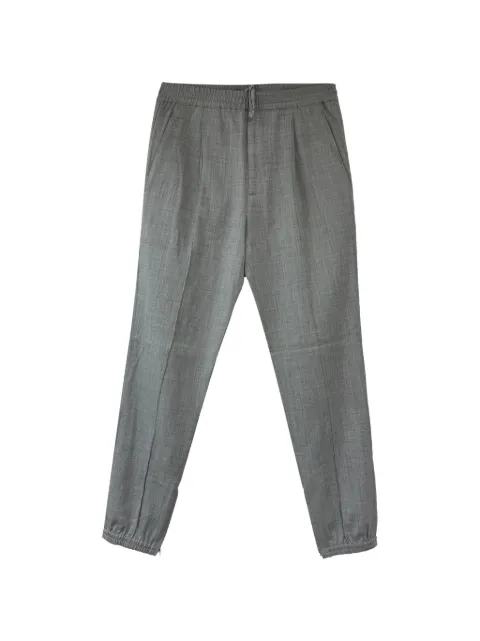 Christian Dior Pre-Owned Tailored track pants Grey MRPPUGBCL509907M