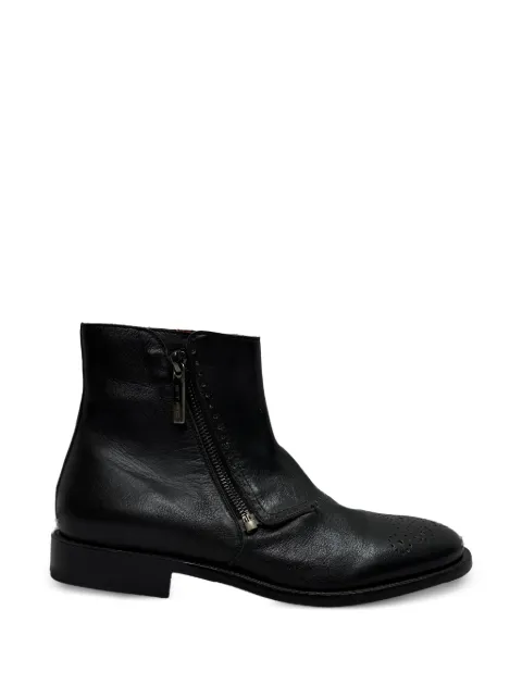Etro Vintage brogue-detail ankle boots Black HNPUGBSH720820W