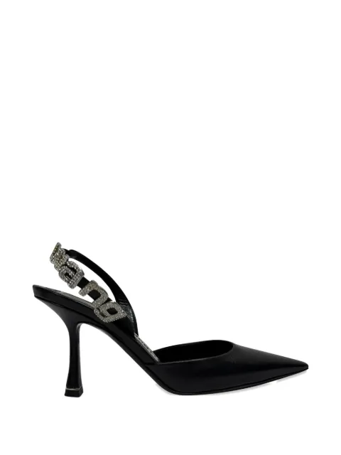 Pre-Owned Alexander Wang Grace embellished slingback pumps Black RFCPUGBSH699425W