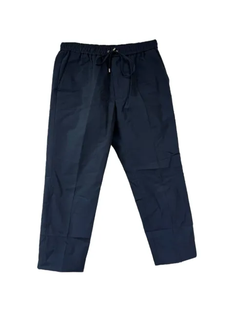 Gucci Pre-Owned drawstring trousers Blue MRPPUGBCL510062M