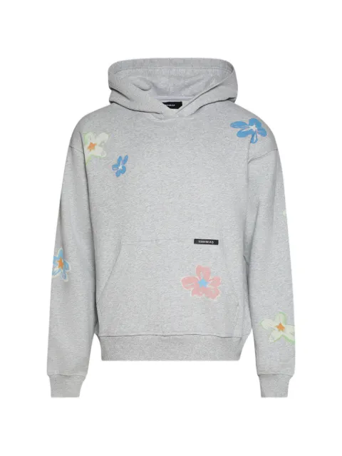 Nahmias Super Bloom floral-print hoodie Grey Y29H1N18021