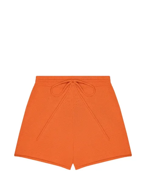 Calle Del Mar cashmere drawstring shorts Orange CDMCS223ORA