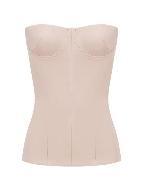 Alex Perry Longline corset top Neutrals T0274RE26