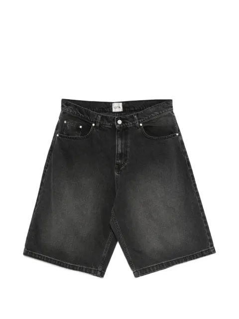 Arte Antwerp faded-effect five-pocket shorts Grey SS26210SHO
