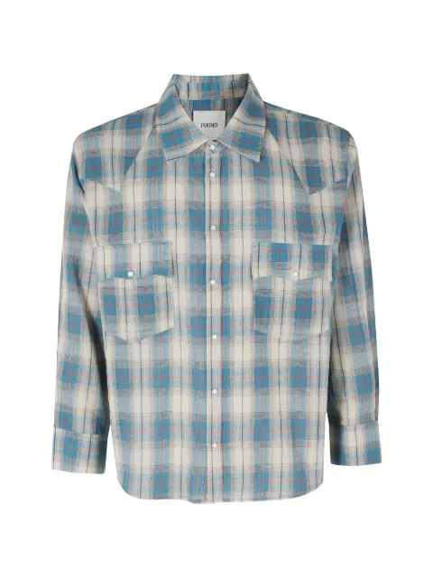 FOUND long-sleeve shirt Blue FOSS26SR04012098