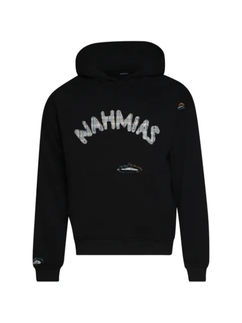 Nahmias Dusty Rainbow applique hoodie Black Y27H1K28007