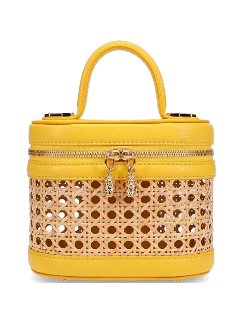 Tyler Ellis small Victoria leather tote bag Yellow T175PLW732O