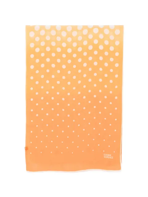 Versace Pre-Owned 1990s polka-dot scarf Orange VE220BDD