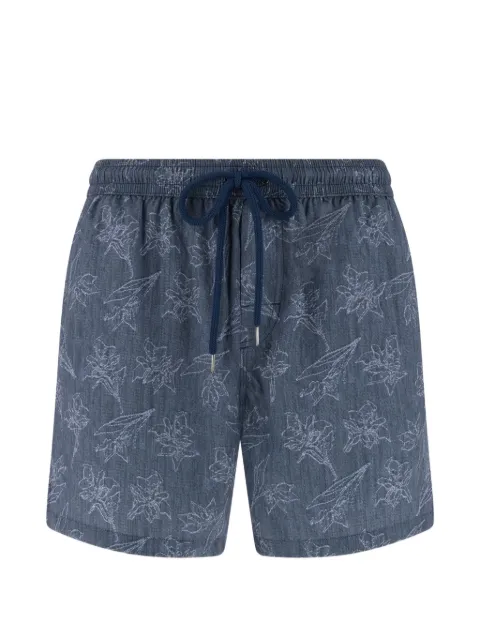 Boggi Milano floral-print swim shorts Blue BO26P065101