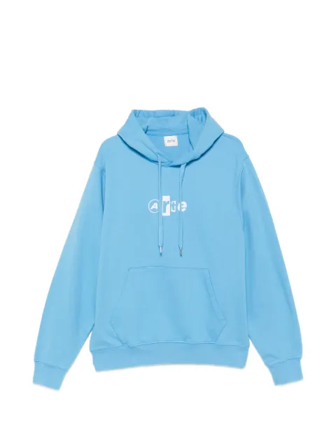 Arte Antwerp logo-print drawstring hoodie Blue SS26129H