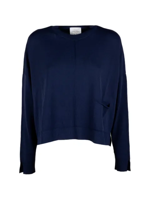 cinque seam-detail pocket-detail sweater Blue MAREGGIATA308BU