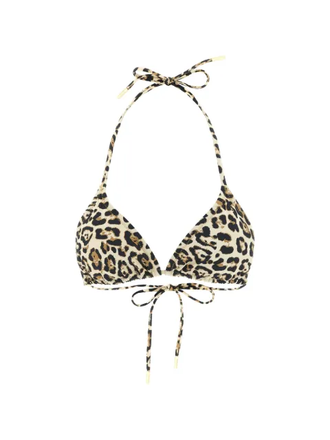 Goldbergh Elixer leopard-print triangle bikini top Neutrals GB466502617250