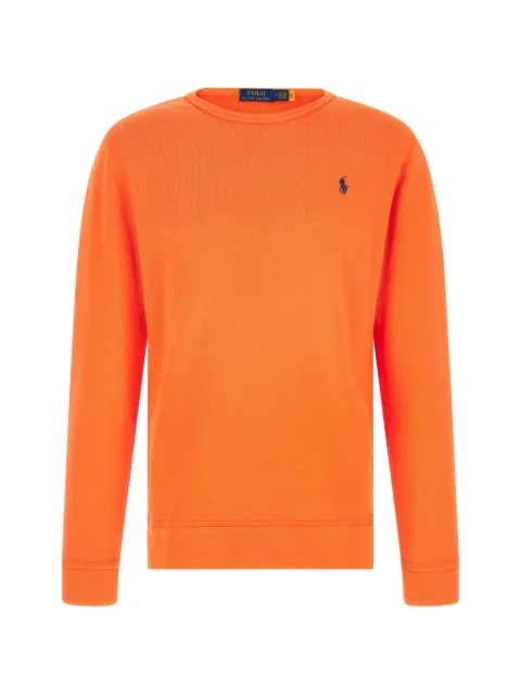 Polo Ralph Lauren Polo loopback logo-embroidered sweater Orange 710A12485006