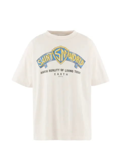 SAINT MXXXXXX graphic-print T-shirt White SMMK80000015