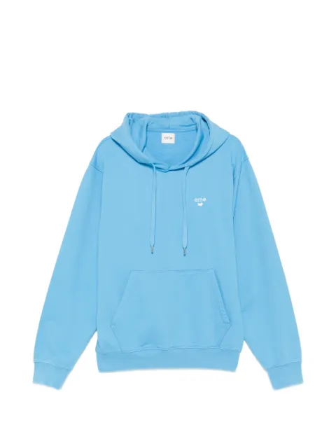 Arte Antwerp logo-embroidered hoodie Blue SS26133H