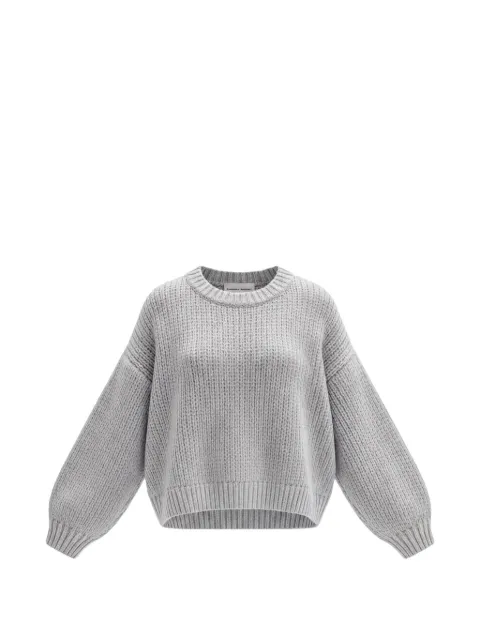 Emerson Renaldi chunky-knit crew-neck sweater Grey EMES26008