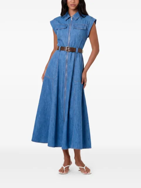 Nicholas Trisha belted midi dress Blue S26D2905C