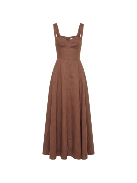 Nicholas Anya dress - mocha Brown S26D2701L