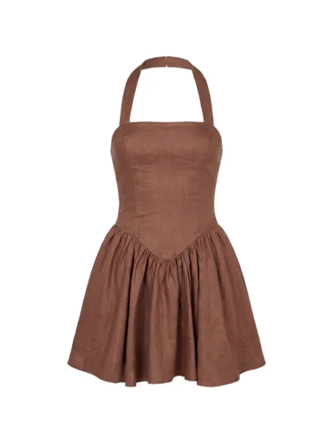Nicholas Amalie dress - mocha Brown S26D2884L