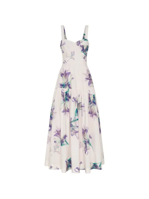 Nicholas Valeria dress - shadow floral Neutrals R26D2869LB