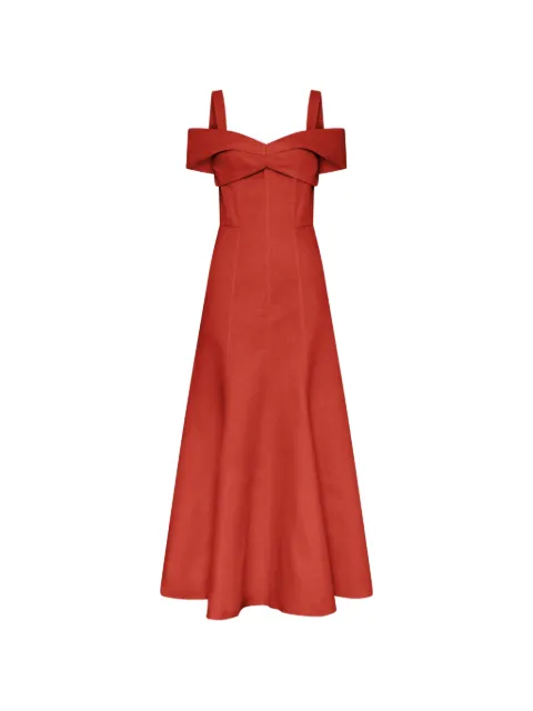 Nicholas Ivana dress - tomato Red R26D2844L