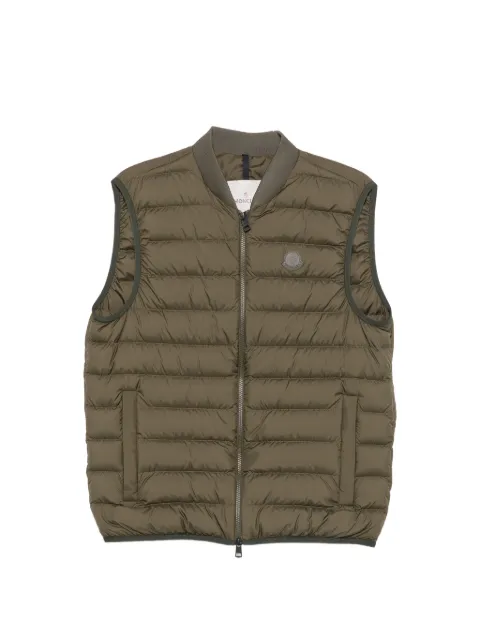 Moncler Froissel quilted gilet Green L20911A00101597X2