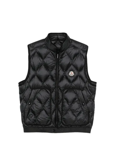 Moncler Erelia diamond-quilted gilet Black L20911A00133597XQ
