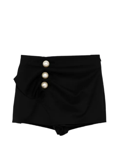 Kimhekim Venus wrap shorts Black ZG2PT01BK