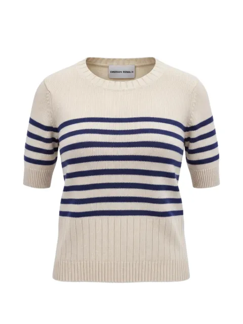 Emerson Renaldi striped short-sleeve T-shirt Neutrals EMES26006