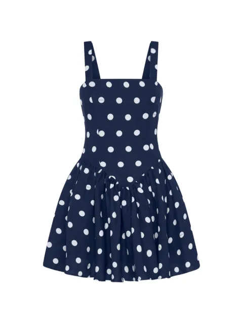 Nicholas Vittoria dress - navy polka-dot Blue R26D2877LB