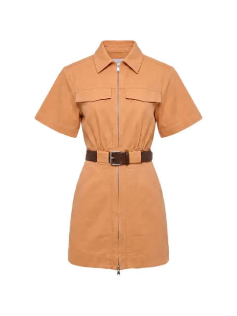 Nicholas Embla belted utility mini dress Orange S26D2906CB