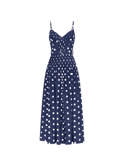 Nicholas Mireille dress - navy polka-dot Blue R26D2445LB