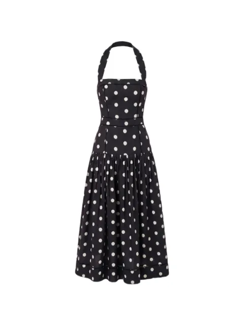 Nicholas Vivianne dress - black white polka-dot Black R26D2879LB
