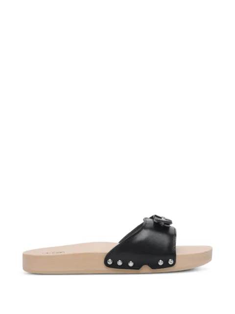 Scholl Pescura leather sandals Black F00786